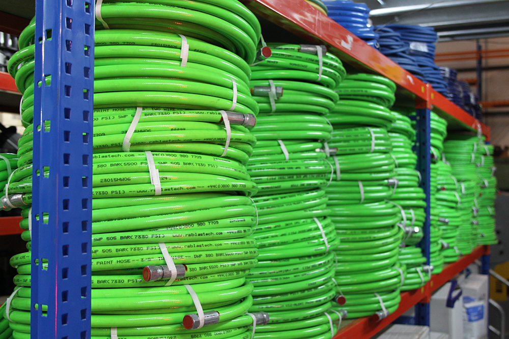 Reduce Workplace Accidents With RS Blastech's Viz-Alert Paint Hose